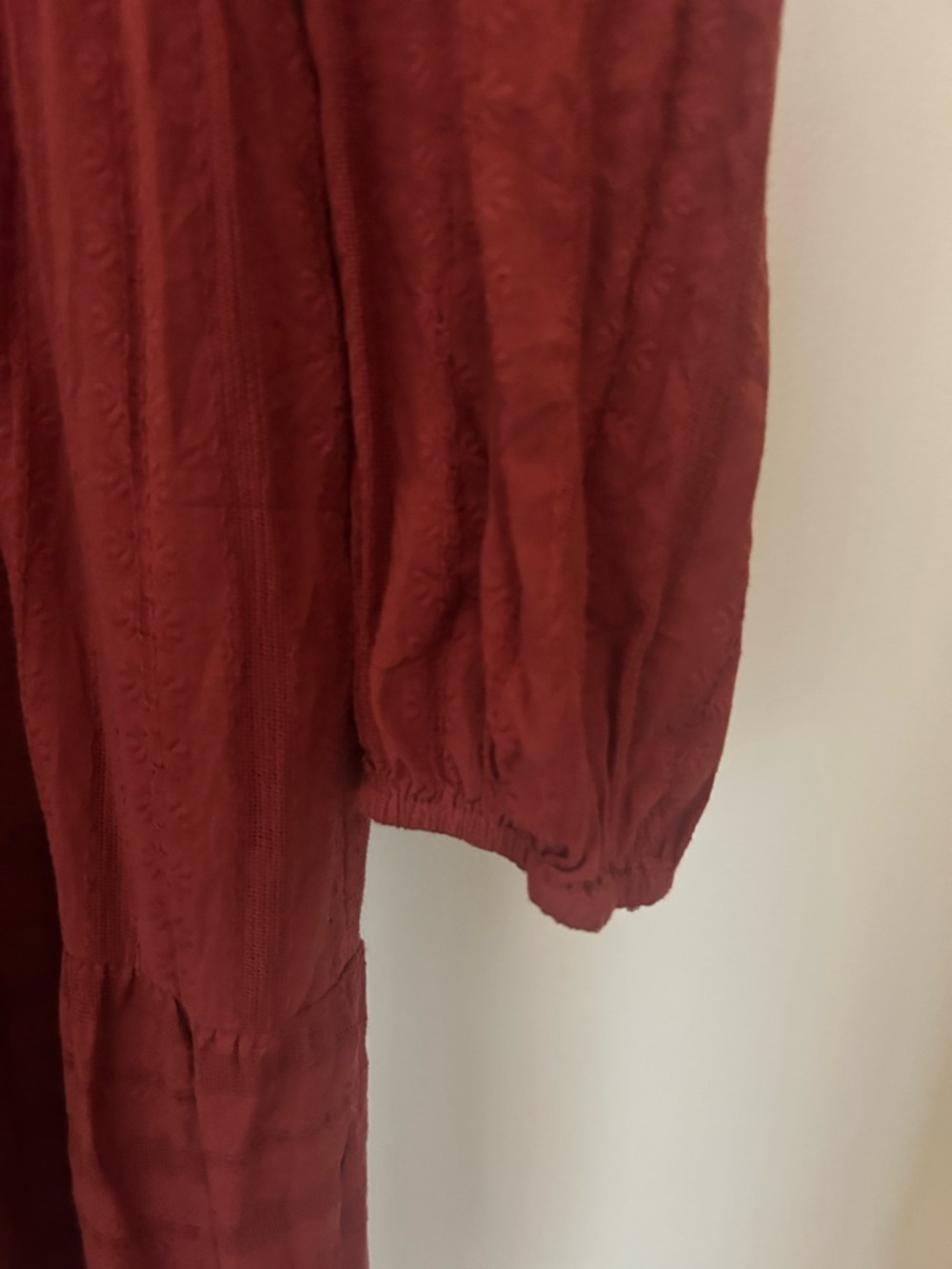 BTFBM Boho Tiered Maxi Dress in Rust - Picture 4 of 5